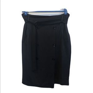 JustFab Black Pencil Skirt Size Medium NWT